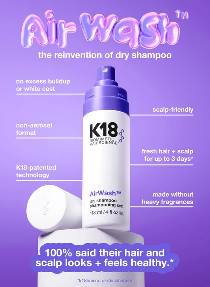 Airwash Dry Shampoo 118ml by K18 — wholesale UAE