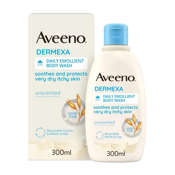 Dermexa Daily Emollient Body Wash 300ml by Aveeno — wholesale UAE