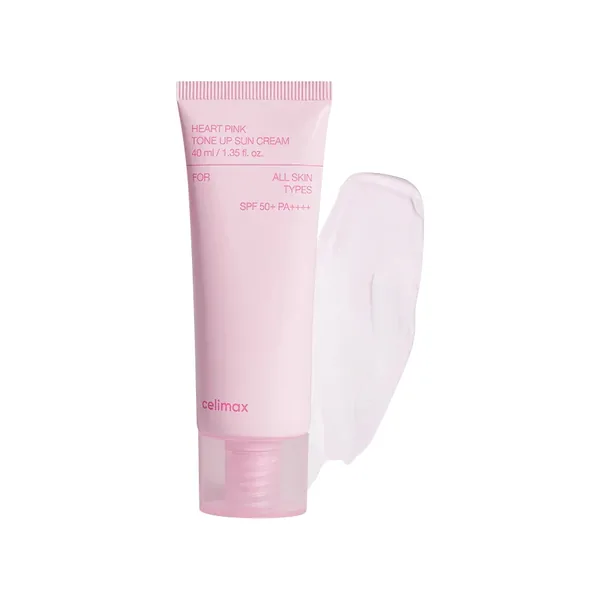 Heart Pink Tone Up Sun Cream SPF 50+ PA++++ 40ml by Celimax — wholesale UAE